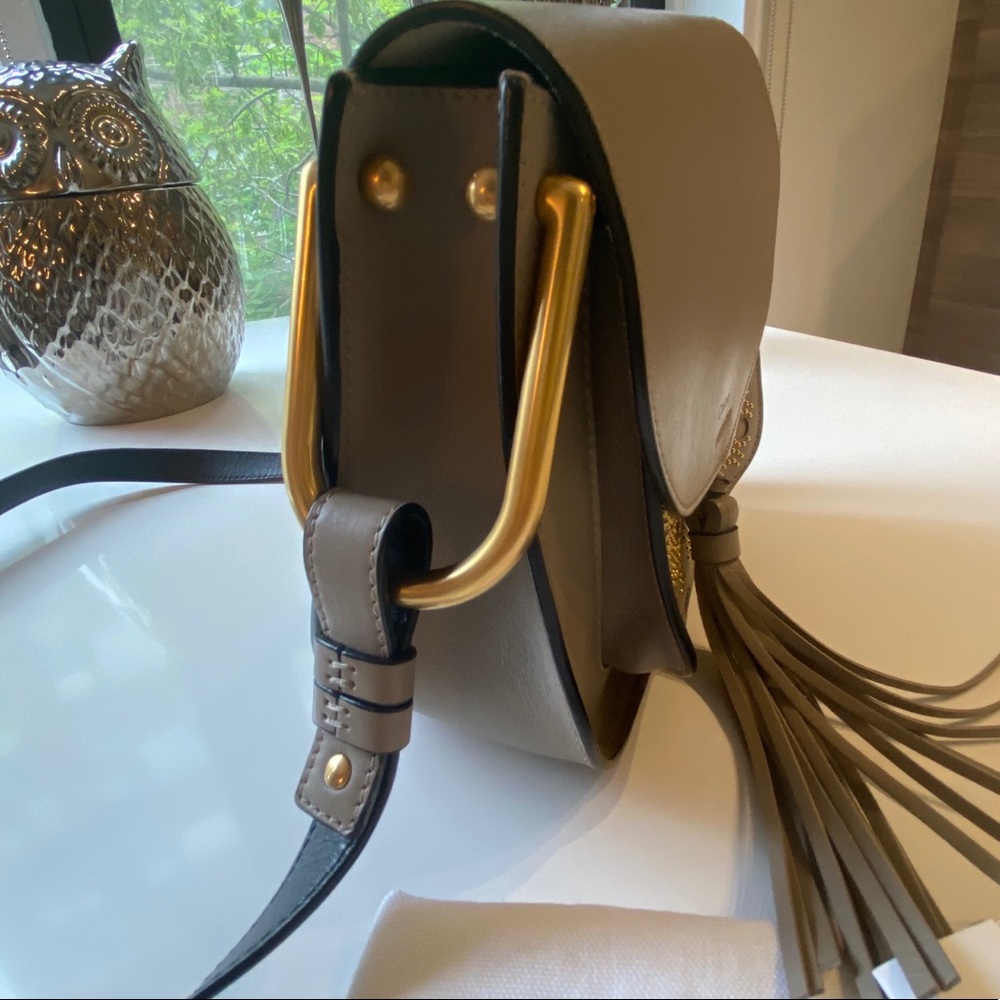 Chloe Hudson Small Studded Leather Shoulder Bag - Picture 5 of 9